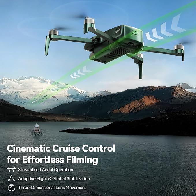 G11MINI 4K, Drones with Camera for Adults 4K Video 8K Photo, Camera Drone with 3-Axis Gimbal 20000ft Transmission, Under 249g No FAA Required, Cruise Control GPS with Beeper, Beginners (32-Min Flight)