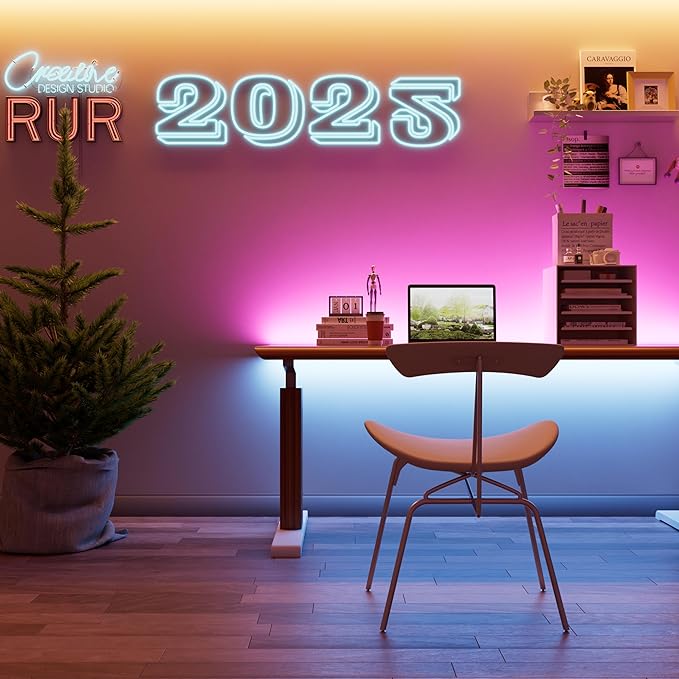 PAUTIX RGB COB LED Strip Light 32.8ft/10m,UL Listed 24V Color Changing Light Strips with 840LEDs/m Multicolor Flexible Tape Lights for TV,Room,Bedroom,Party DIY Decoration(Power Supply Not Included)