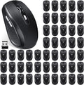 Macarrie 30 Pack Wireless Mouse for Laptop 1200dpi Wireless Computer Mouse Bulk with 6 Buttons Included USB Receiver Compatible with Windows, Pc, Computer