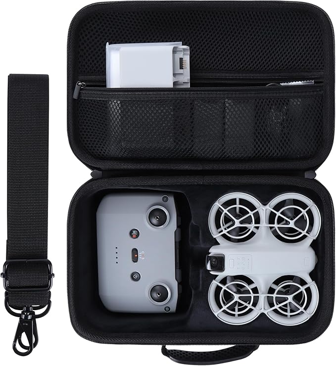Storage Case Compatible with DJI Neo Mini Drone Aceessories (Black) - NOT Fit for DJI Neo 2