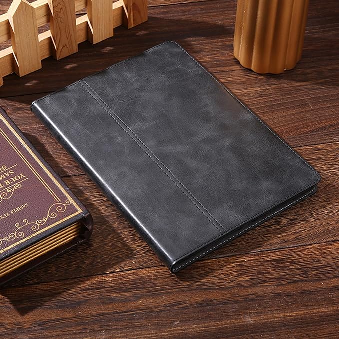for Ipad Pro 12.9 inch Case 1st/2nd Gen 2015/2017 Old Model Genuine Leather Cover Protective Shell,Auto Wake/Sleep.Black