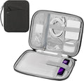 MoKo 7-8 Inch Tablet Sleeve Carrying Case with Handle, Padded Protective Travel Bag for iPad Mini A17 Pro/6th 8.3'', iPad Mini 5/4/3/2th 7.9", Black & Gray