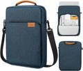 MoKo 13.3-14 Inch Laptop Sleeve Bag Fits Mac Neo 13-inch A18 Pro, Mac Pro 13.3" M2 2022/M5/M5 Pro/M5 Max 14.2" 2026, Mac Air 13.6" M5 2026, Handle Carrying Case with Shoulder Strap, Indigo