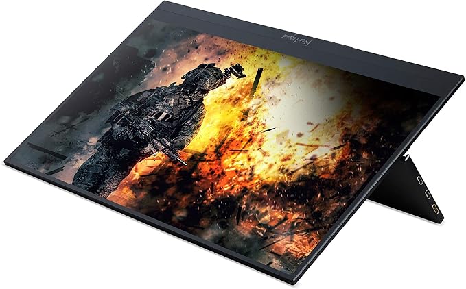 AOPEN by Acer Portable Monitor 16PG7QT Pbmiuuzx 15.6-inch Full HD (1920 x 1080) IPS Touch Monitor, 144Hz Refresh Rate and Adaptive-Sync Technology (2 x USB Type-C, 1 x Mini HDMI Port & 1 x Micro USB)