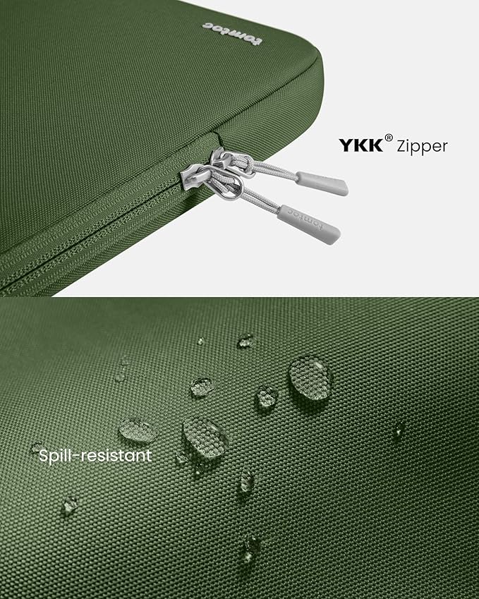 tomtoc 360° Protective Laptop Sleeve for 15-inch New MacBook Air M5/A3448 (2026), M4/A3241, M3/A3114, M2/A2941, Water-Resistant Laptop Case Fits 15-inch MacBook Pro A1990 A1707 & Surface Laptop AI PC