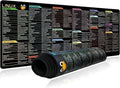 Excel Shortcut Keys Mouse Pad, Extended Large Desk Mat (31.5x11.8 Inch) with Non-Slip Base & Washable Surface for Gaming, Computer, Office Desk