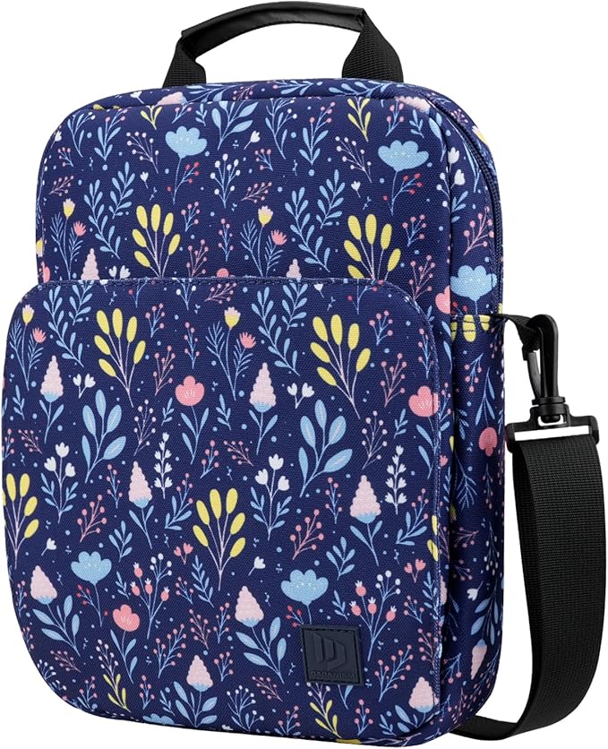 Dadanism 13 Inch Tablet Sleeve Shoulder Bag with Handle for iPad Pro 13" M4 2024, iPad Air 13", iPad Pro 12.9", Galaxy Tab S10+ Plus/S9 FE+/S9+ Plus 12.4", Remarkable Paper Pro 11.8", Night Blue