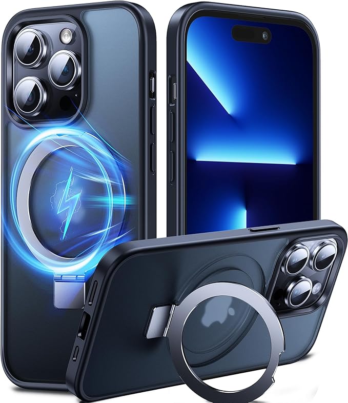 Chicfun 3-in-1 [Magnetic+Kickstand+Ring Holder] for iPhone 14 Pro Max Case Stand Ring Holder Compatible with MagSafe, Military Shockproof Protective iPhone 14 Pro Max Phone Case Kickstand Cover
