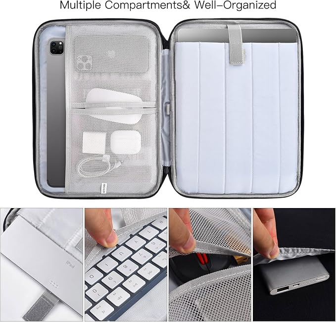 Laptop Sleeve 13 inch for 2025 2026 MacBook Air 13-inch M4 A3449 A3240, MacBook Air 13.6-inch M3 M2 Chip, 13 inch MacBook Neo A18, Travel Carrying Cover Bag with Accessory Pocket, Black