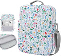Dadanism 9-11 Inch Tablet Sleeve Bag Carrying Case with Shoulder Strap for iPad (A16) 11", iPad 10th Gen 10.9", iPad Air M4/Pro M5 11", iPad 9/8/7th 10.2", Galaxy Tab A11+ Plus 11",Blooming Bouquet