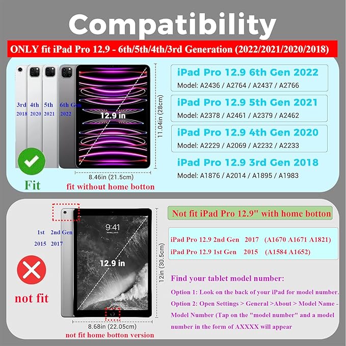 for iPad Pro 12.9 inch Case 6th/5th/4th/3rd Generation (2022/2021/2020/2018) Frosted Translucent Clear Slim Lightweight Protective Cover Soft TPU Back Shockproof Silicone Shell, Green Cactus
