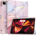 Soke for iPad Pro 11 Case (M2) 2022/2021/2020 with Pencil Holder - [Full Body Protection + Apple Pencil Charging + Auto Wake/Sleep], Soft TPU Back Cover for 2022 iPad Pro 11 inch(Dreamy Marble)