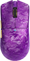 ATTACK SHARK X11 Ultra 8K Carbon Fiber Wireless Gaming Mouse,Nordic 54L15 MCU,PAW3950MAX Sensor,59g Superlight,42000 DPI,BT/2.4Ghz/Wired Mouse with 100 Million Clicks,Programmable for Pc/Mac,Purple