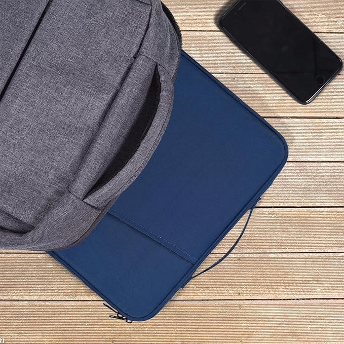 CAAORDKSO 12.9-13 Inch Tablet Sleeve Carrying Case with Handle, Padded Protective Travel Bag for iPad Pro 13-inch M4 2024, iPad Air 13-inch (M3/M2) 2025, iPad Pro 12.9 inch Sleeve Case Waterproof Bag