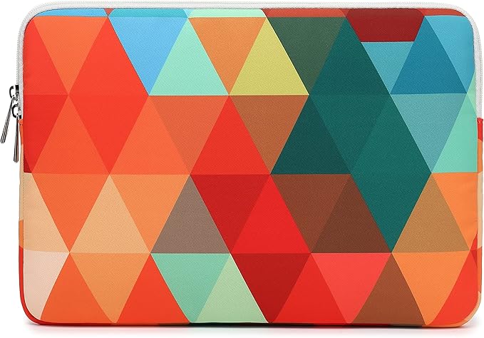 Canvaslifee Rainbow Peacock Patten Laptop Sleeve 14 inch 14.0 inch Laptop case Bag