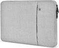 Laptop Sleeve Case 15.6 16 inch, Shockproof Protective Computer Carrying Cover with Accessory Pocket, Water-Resistant Travel Laptop Bag for HP, Dell, Lenovo, Acer, ASUS, Chromebook -Grey