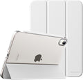 MoKo for iPad mini 7 (A17 Pro) Generation Case 2024, iPad mini 6 Case 2021, 8.3-inch Slim Lightweight Protective Hard Back PC Shell Stand Cover Support Touch ID, Auto Wake/Sleep, White