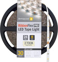 Armacost Lighting RibbonFlex Pro 24V White LED Strip Lights 30 LED/m, 2700K, 8.2 ft 134210