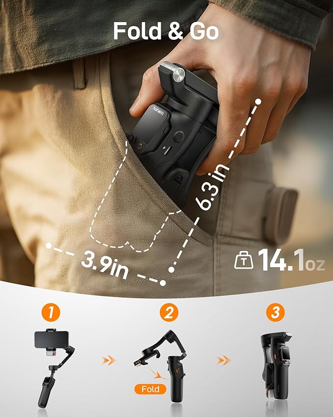 hohem iSteady V3 Ultra Gimbal Stabilizer for Smartphone & hohem iSteady X3SE Plus Gimbal Stabilizer for iPhone