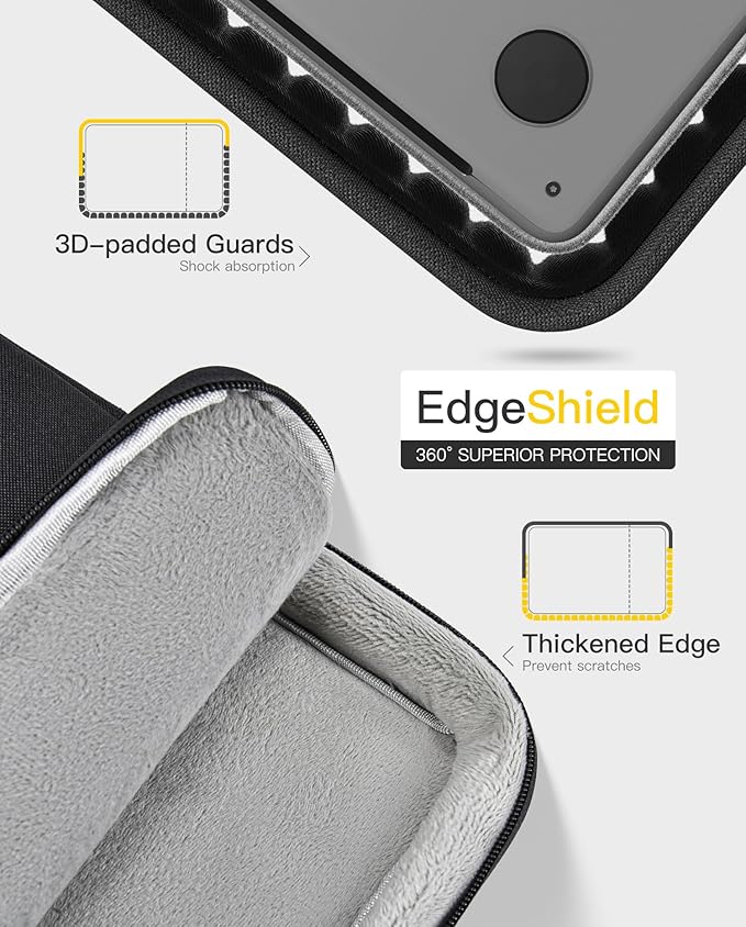14 inch 360° Protective Laptop Sleeve for 2026 2025 MacBook Pro 14 inch M5 M4 M3 M2 M1 Pro/Max A3427 A3401 A3112 A3185 A2442 A2779 A2918,Shockproof Water-Resistant Case Bag Cover w/Accessory Pocket