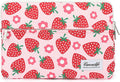 canvaslife Laptop Sleeve 15 Inch 15 Case and 15.6 Laptop Bag (Strawberry)