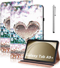 Case for iPad mini 7 2024 (A17 Pro) / Mini 6 2021, Mini 7th/6th Generation Case 8.3 inch, Multi-Angle Viewing Premium PU Leather Cover with Card Slot - Diamond Peach