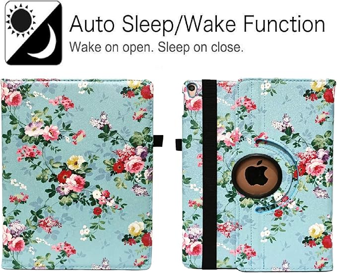 Case for iPad Air (3rd Gen) 10.5" 2019 / iPad Pro 10.5" 2017 Case,360 Degree Rotating Stand Protective Cover, Auto Sleep/Wake