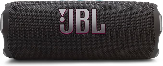 JBL Flip 7 - Portable Waterproof and Drop-Proof Speaker, Bold JBL Pro Sound with AI Sound Boost, 16Hrs of Playtime, and PushLock System with Interchangeable Accessories (Black/Orange)