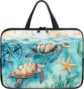 13 Inch Turtle Starfish Laptop Sleeve, Mens Womens Laptop Cover Computer Bag Tablet Carrying Case with Handle, Tote Bags Notebook Case Messenger Briefcase for Work Travel College