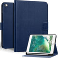 Genuine Leather Case for iPad mini 5th / 4th Generation 7.9’’ (2019/2015) | Slim Protective Cover with Adjustable Stand, Auto Wake/Sleep, Magnetic Closure, Premium Leather | Blue