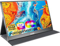MNN Portable Monitor 15.6inch FHD 1080P USB C HDMI Gaming Ultra-Slim IPS Display w/Smart Cover & Speakers,HDR Plug&Play, External Monitor for Laptop PC Phone Mac (15.6'' 1080P)