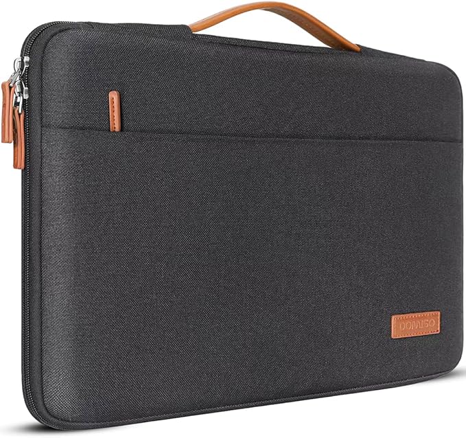 DOMISO 17.3 inch Laptop Case Sleeve Protective Cover Compatible with 17.3 inch HP Pavilion Envy 17/Lenovo IdeaPad/Acer/ASUS/Dell/Alienware/LG Gram,Water Resistant Computer Case Bag with Handle,Black