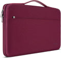 DOMISO 13.3 inch Laptop Case Sleeve Protective Cover Compatible with 14 inch MacBook Pro M4 M3 M2/MacBook Pro Max,13-13.3 inch Dell,Lenovo, HP,Waterproof Computer Cases Bag with Handle,Wine