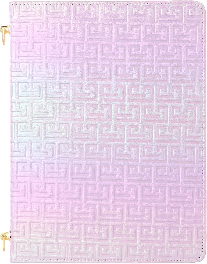 Shiny Case for iPad mini 5/4/3/2/1, Mini 7.9" Handbag Case, Techcircle Iridescent PU Leather Folio Envelope Pocket Stand Cover with Hand Strap+Shoulder Strap+Pencil Holder+Card Slots, Shiny Lilac