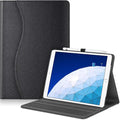 Fintie Case for iPad Air (3rd Gen) 10.5" 2019 / iPad Pro 10.5" 2017- [Sleek Shield] Premium PU Leather Slim Fit Multi Angle Stand Cover with Pocket, Pencil Holder, Auto Wake/Sleep (Black)