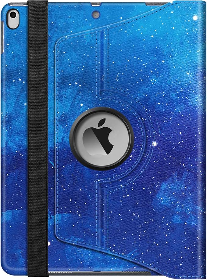 Fintie Rotating Case for iPad Air (3rd Gen) 10.5" 2019 / iPad Pro 10.5" 2017 with Built-in Pencil Holder - 360 Degree Rotating Stand Protective Cover, Auto Sleep/Wake (Starry Sky)