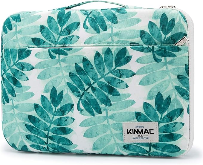 Kinmac 360° Protective Laptop Sleeve Case Bag Cover with Handle for MacBook Pro 16 inch,16 inch HP,Lenovo,Dell,ASUS,Acer Ultrabook and Business Laptop (Olive Leaf)