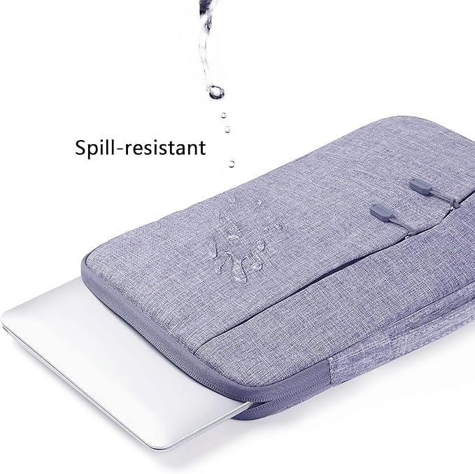 Megoo 13inch Laptop Sleeve Carry Case for Microsoft Surface Laptop 13" 2025/6 5 4 3 2 13.5"/7 13.8", Carry Sleeve Bag with Handle for 13" 14" Tablet Chromebook(Gray)