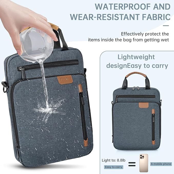 15 inch Laptop Sleeve Bag,Padded Protective Travel Carrying Case for New 15"/15.3" MacBook Air M5 M4 M3 M2 2026-2023,Dell XPS 15 Plus,15 Inch Surface Laptop 7/6/5/4/3,Galaxy Tab S9 Utra 14.6"