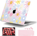 DONGKE Compatible with M5 MacBook Air 15 inch Case 2026 2025-2023 A3448 A3241 A3114 A2941 M4 M3 M2 Liquid Retina Display Touch ID, Protective Hard Shell Cover & Keyboard Skin - Colorful Florals