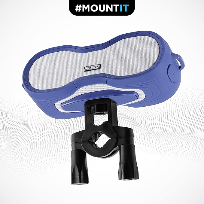Altec Lansing - BoomJacket Wireless Bluetooth Speaker, Magnetic Waterproof Speaker, IPX7 Outdoor Speaker with 24H Playtime, Portable Speaker with Carabiner, Mountable, Quick Charge
