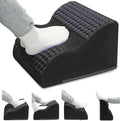 Foot Rest for Under Desk at Work, 3-Tier Foot Stool with Massage Dots and Thick High-Density Foam, Ergonomic Footrest with Washable Cover for Home and Office, Back, Legs & Hip Pain Relief, Black