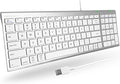 Macally Wired Keyboard for Mac, Compatible Apple Keyboard with Numeric Keypad - Slim, Space-Saving Design for MacBook Pro/Air Laptop, Mac mini, iMac Replacement
