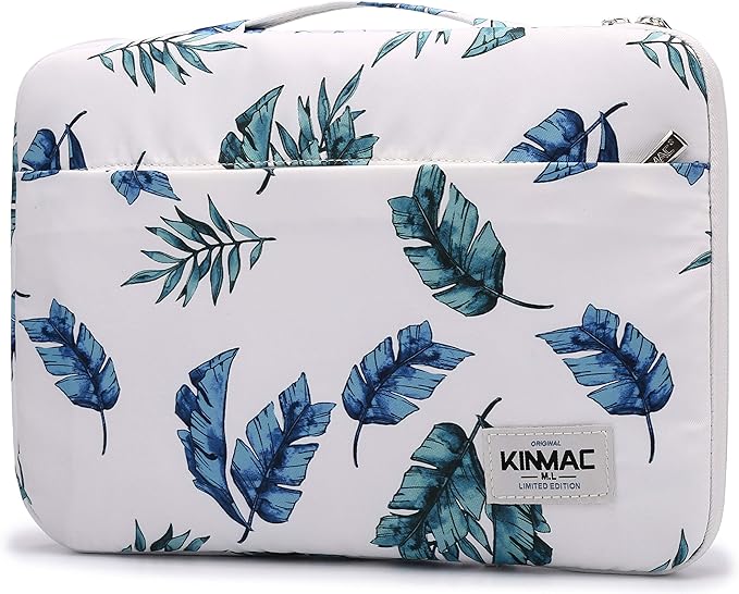 Kinmac 360° Protective Laptop Sleeve Case Bag Cover with Handle for MacBook Pro 16 inch,16 inch HP,Lenovo,Dell,ASUS,Acer Ultrabook and Business Laptop (Banana Leaf)