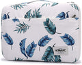 Kinmac 360 Degree Protective Laptop Sleeve Case Bag with Handle for MacBook Air 15 inch and 15 inch-15.6 inch HP Lenovo Dell ASUS Acer Notebook Computer (Banana Leaf)