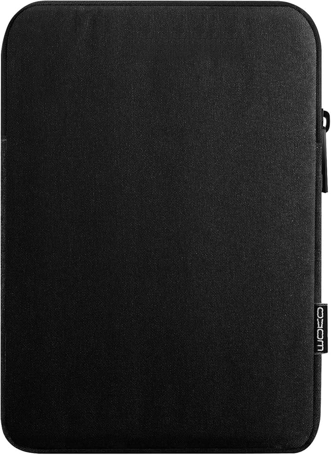 MoKo 7-8 Inch Tablet Sleeve Bag, Polyester Pouch Cover Case Fits iPad mini (A17 Pro) 8.3" 2024, iPad mini 6/5/4/3/2/1, Samsung Galaxy Tab S2 8.0, Tab A 8.0, ZenPad Z8s 7.9,Black