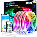 DAYBETTER LED Strip Lights 400 ft, Smart Light with App Remote Control, RGB LED Lights for Bedroom, Music Sync Color Changing for Room Home Decor Party Festival Halloween, Christmas (4 Rolls)