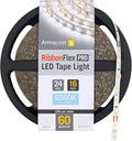 Armacost Lighting RibbonFlex Pro 24V White LED Strip Lights 60 LED/m, 6500K, 16.4 ft 185231