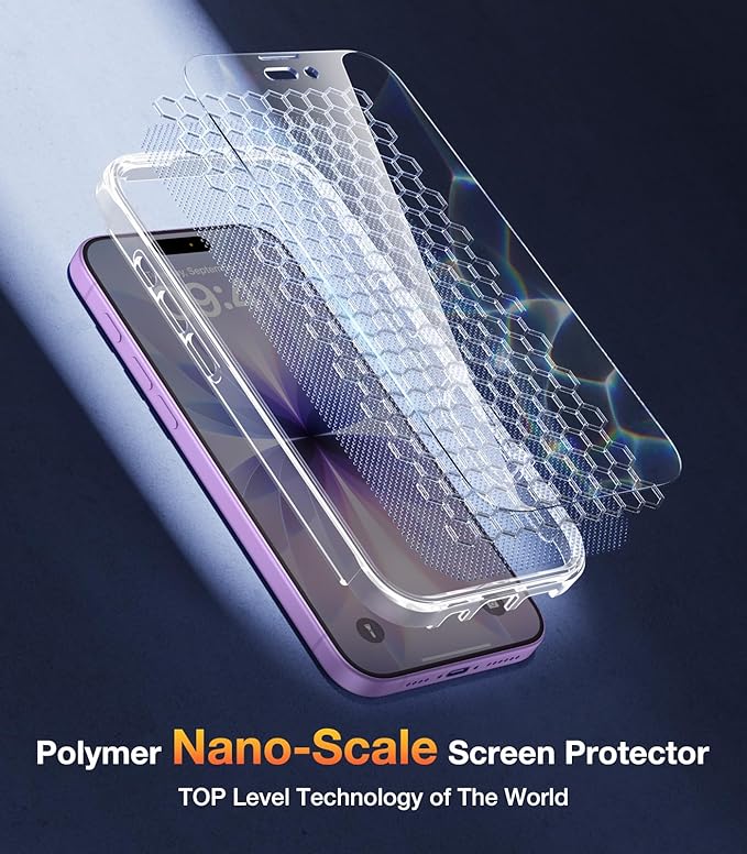 Diaclara Magnetic Designed for iPhone 17 Case 6.3 Inch Full Body Bumper,[Compatible with MagSafe] Military Drop Proof Cover with Built-in Touch Sensitive Anti-Scratch Screen Protector Clear