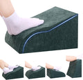 Foot Rest for Under Desk at Work, Ergonomic Under Desk Footrest with Washable Cover for Office, Home & Gaming Leg Elevation Pillow Green